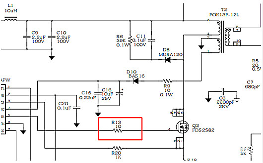 MOS管串聯(lián)電阻,電壓驅動器,串聯(lián)
