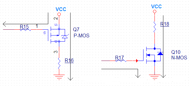 三極管驅(qū)動電路，MOS管驅(qū)動電路