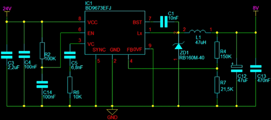 dcdc轉(zhuǎn)換器電路